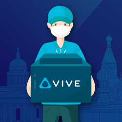До 31 мая по Москве и Санкт-Петербургу мы доставляем VIVE бесплатно
