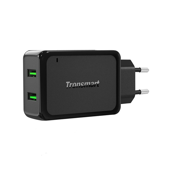 зу - 1390 - Сетевое зарядное устройство Tronsmart QC3.0, 2 порта.jpg